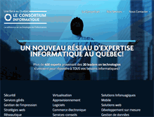 Tablet Screenshot of leconsortium.ca